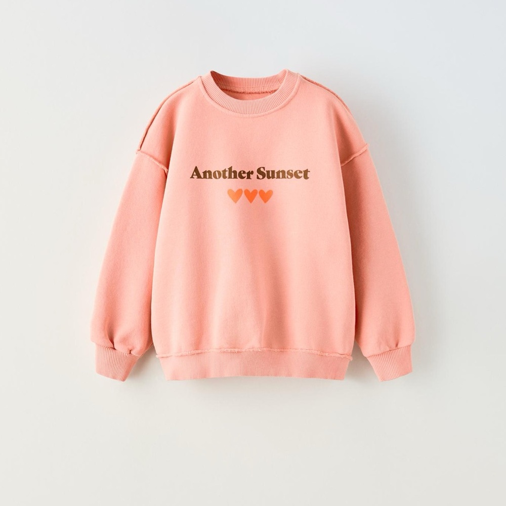 Zara Another Sunset ♥️ Crew Sweatshirt
